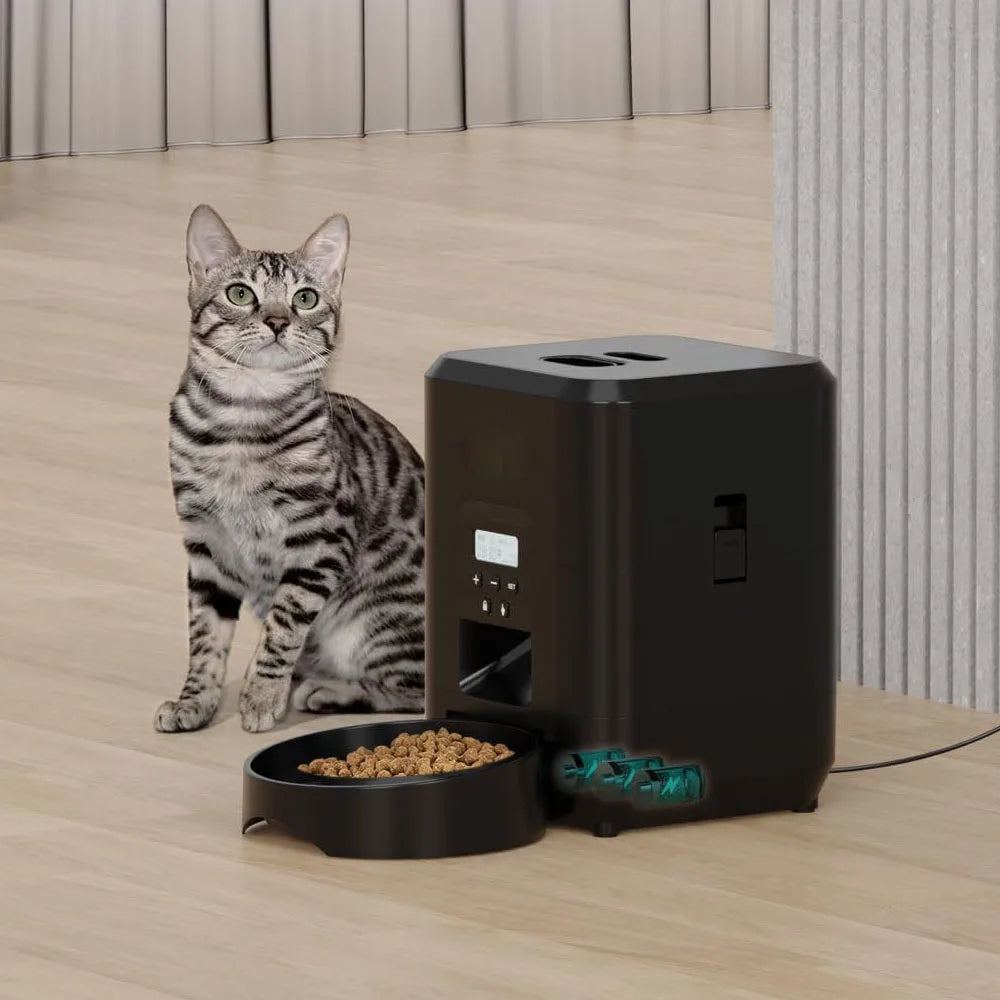 Smart Pet Feeder Automatic Cat Feeder Dog Slow Food Machine with Timed Quantitative Automatic Cat Food Dispenser Cat Dog Bowl